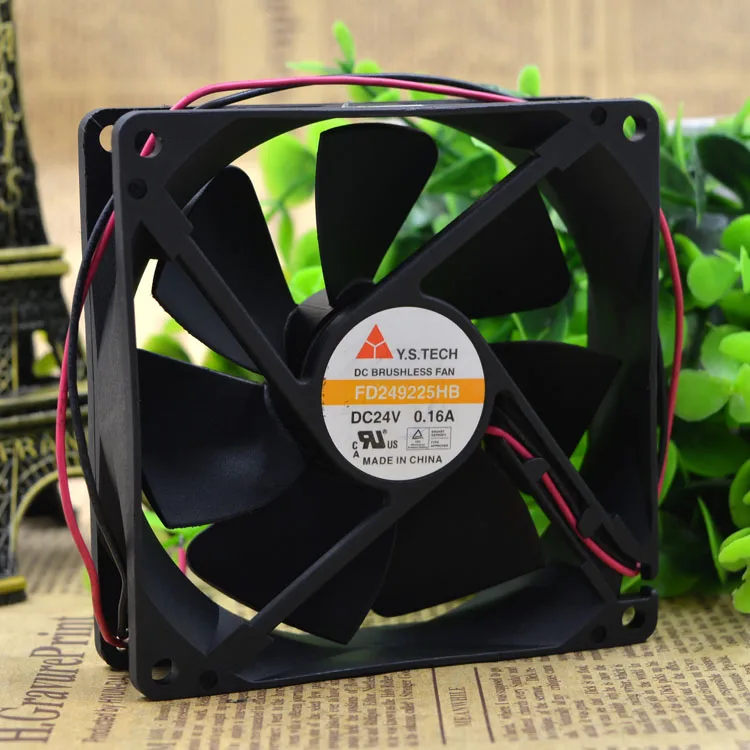 FD249225HB 9025 24V 0.16A 9 см защиты электродвигателя Вентилятор охлаждения
