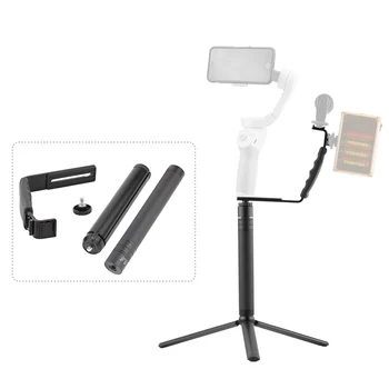 

for DJI OM 4 Osmo Mobile 3 L-Shaped Handle Bracket Mount Folding Tripod Extension Rod Handheld Gimbal Stabilizer Accessories