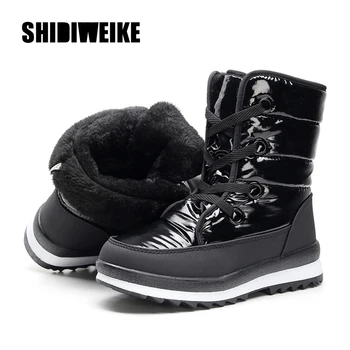 

women winter boots Women's Winter Ankle boots mujer Women Snow Boots Winter Women's boots Waterproof Ankle boots woman Q938