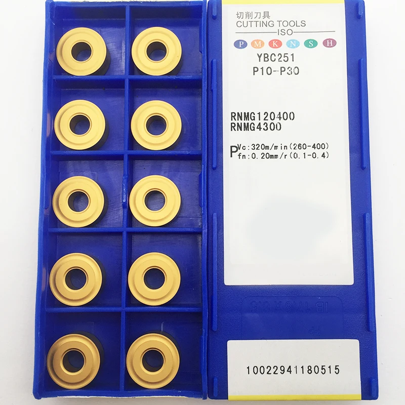 10 шт. RNMG120400 RNMG430O YBC251 оригинальный посылка Прямая продажа с фабрики карбида