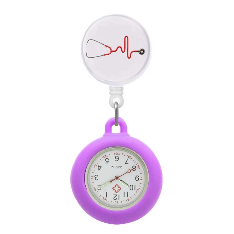 ULTECHNOVO Montre D'Infirmière Télescopique En Acier