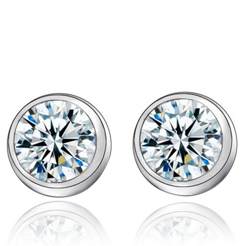 

Fashion Double Loop Stud Earrings for Women Long Wave Earrings Crystal Earrings Punk Black Earrings