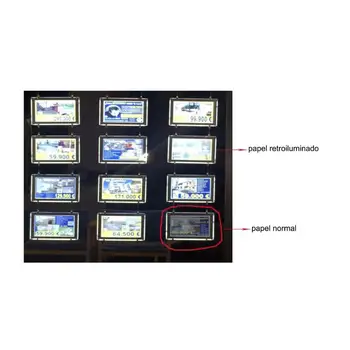 

WORLED paper Backlight/backlit 125G A4 printer LASER-INKJET (ink) 50 sheets for LED Folder/Folder LED/Affiches LED