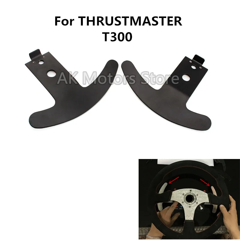 

Heavy Duty Paddle Shifters for THRUSTMASTER T300 Wheel UPGRADE Fits 13-14 inch flat steering wheel