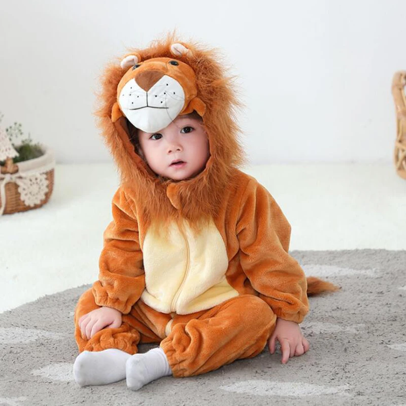 insecto Objeción septiembre Pijama Kigurumi del Rey León para bebé, pelele infantil para recién nacido,  mono de Animal, traje de Cosplay con capucha, traje de invierno| | -  AliExpress