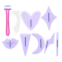 Женское бикини, предназначенный для плавания, шаблон для бритья, сексуальный женский, для лобковых волос, интимный инструмент для придания формы, инструмент для силиконового устройства