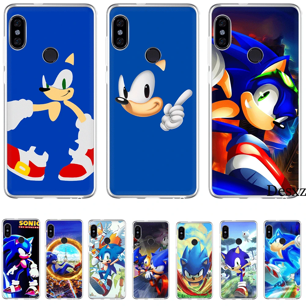 Чехол для мобильного телефона Tpu Xiaomi Redmi Note 4 4X 5 5A 6 7 Pro Sonic The Hedgehog | Мобильные