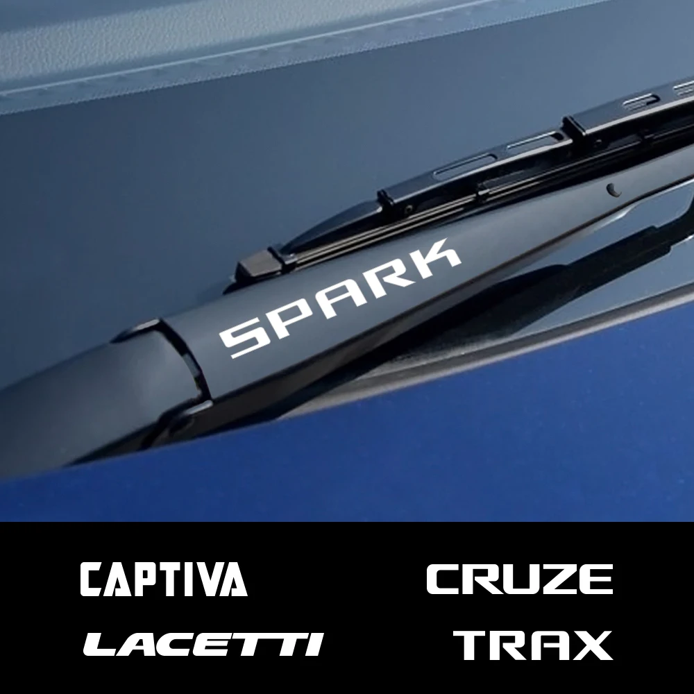 

4PCS Car Window Wiper Sticker For Chevrolet Lacetti Cruze Captiva Equinox Trax Impala Camaro Z71 Sonic Spark Sail Aveo SS Malibu
