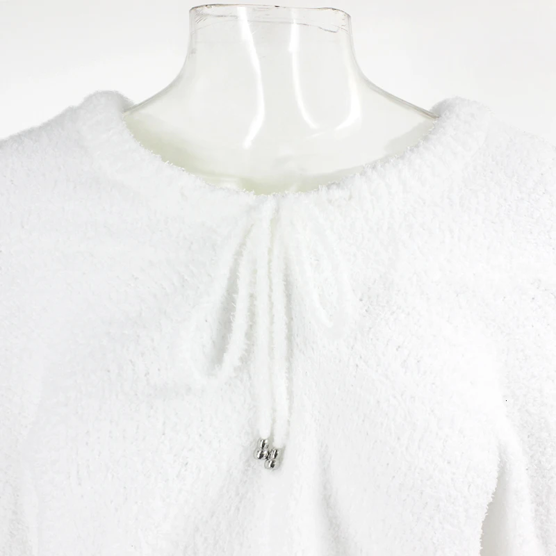 PFFLOOK, вязаный свитер, комплект из двух предметов, женский короткий топ с длинным рукавом, длинные штаны, сексуальный осенний зимний комплект из 2 предметов, элегантная одежда