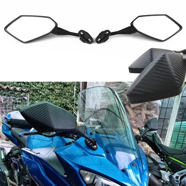 Rétroviseurs Réglables 360 AULESSE E57 - Universel Réglable 360° - Compatible Honda CBR HYOSUNG Kawasaki Rétroviseurs Moto Rétroviseurs Réglables 360 AULESSE E57 - Universel Réglable 360° - Compatible Honda CBR HYOSUNG Kawasaki Rétroviseurs Moto