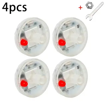 

4pcs 15 Mode Solar Energy LED Motorcycle Car Auto Flash Wheel Tire Valve Cap Neon Light Colorful Decorative Lamp
