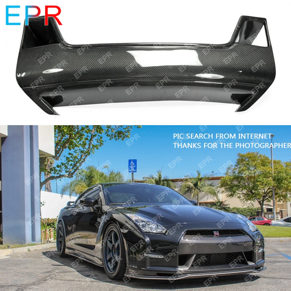 

Передний бампер из углеродного волокна для Nissan R35 GTR 2013 на OEM крышка носа Комплект кузова гоночная авто отделка