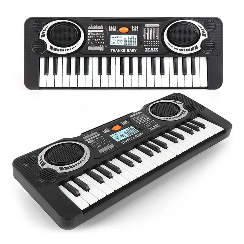 

37Keys Electric Piano Portable Digital Music Electronic Keyboard Key Board Electric Piano Children Gift Music Learning Toy
