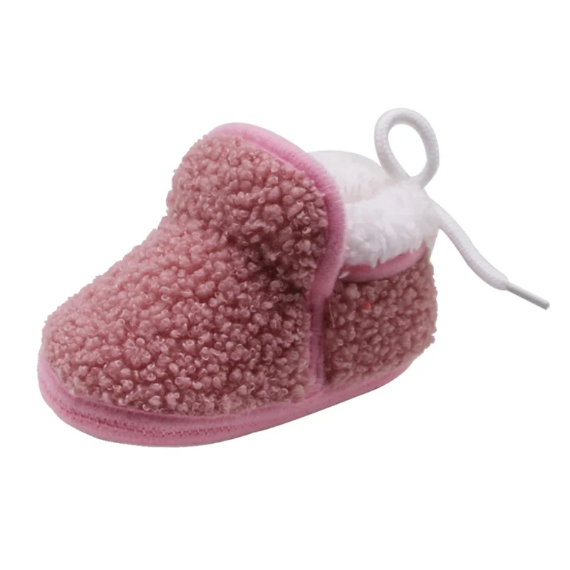 Зимняя обувь для маленьких мальчиков и девочек; зимняя теплая обувь для младенцев; ботиночки для маленьких девочек; тканевые ботинки для маленьких мальчиков