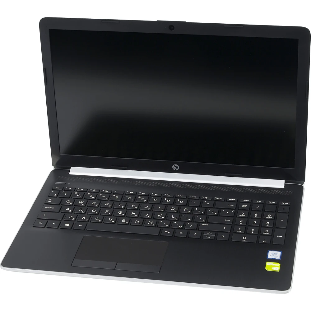 Ноутбук HP 15-da0084ur, 4JY54EA, серебристый
