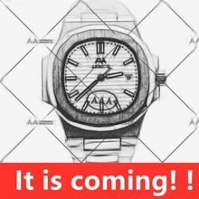 Часы мужские спортивные часы AAA 40 мм сапфир Роскошные часы качество Топ Nautilus часы