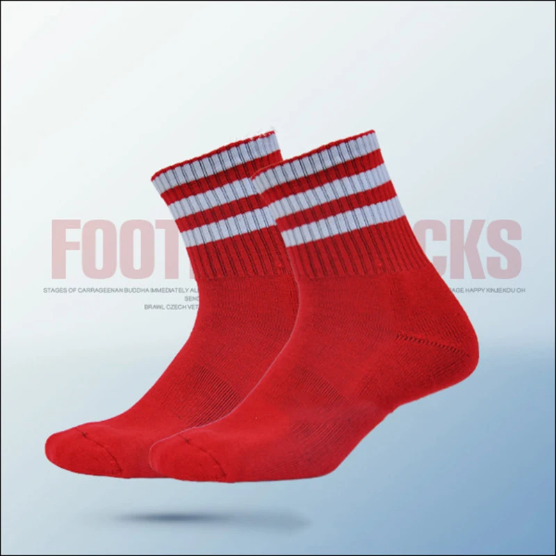 Мужские носки для футбола полосатые спортивные подходят активного отдыха бега