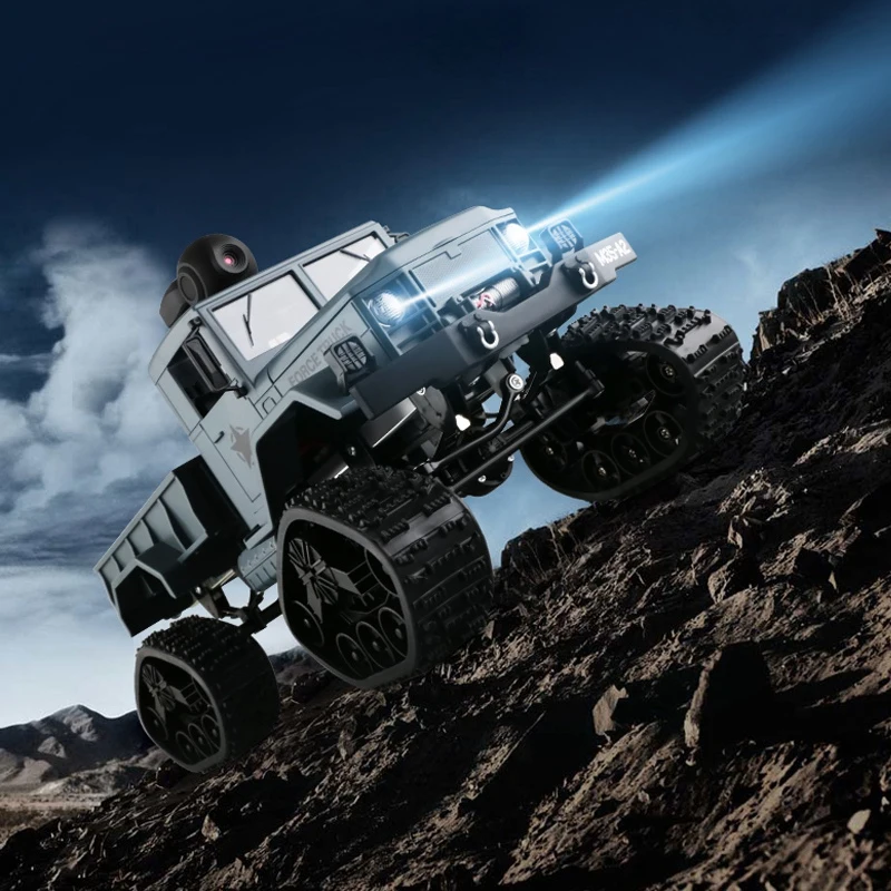 WiFi FPV RC Car 2.4G 1:16 Truck  Remote Control Army Military Off-Road Climbing Phone Control Toy 4 Wheel Drive Vehicle Toy gift 5