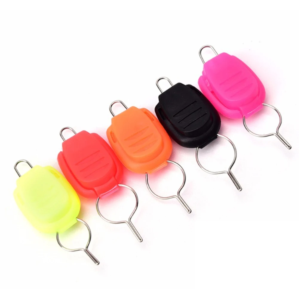 5 PCs Fishing Line Stopper Baitcasting Reel Fishing Line Holder Buckle ABS  Thread Clip Stopper Keeper Clip Fish Accessories