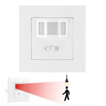 

Infrared PIR Motion Sensor Switch Recessed Wall Lamp Bulb Switch On/Off and PIR Switch Light Bulb Switch