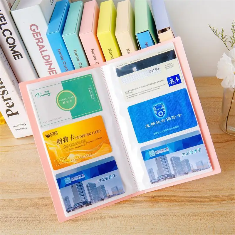 120 pocket DIY album frame decorative clip Book Album Photo Card ID Holder