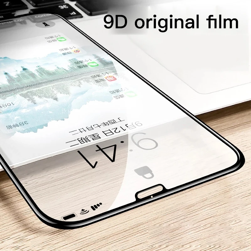 Закаленное стекло с полным покрытием 9D для Huawei P20 30 HD пленка защиты экрана от