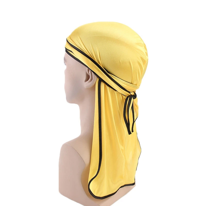 Аксессуары для одежды пляжная кепка Doo Rags с длинным хвостом шелковистый тюрбан колпак для головы бандана головной убор - Цвет: O