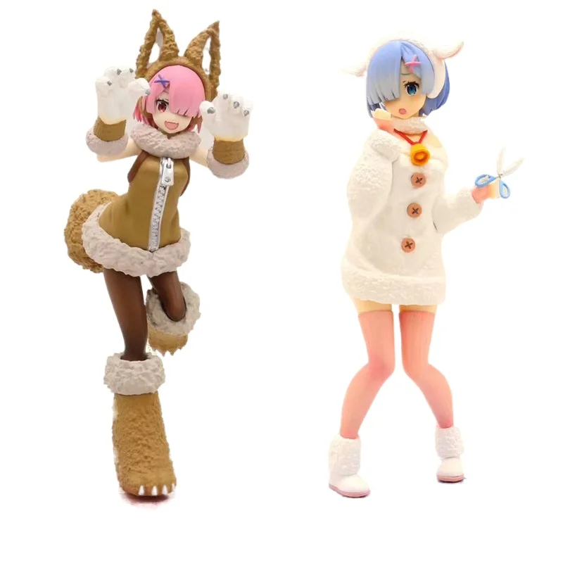 Anime Life In A Different World From Zero 20cm Rem Wolf Costume Ram