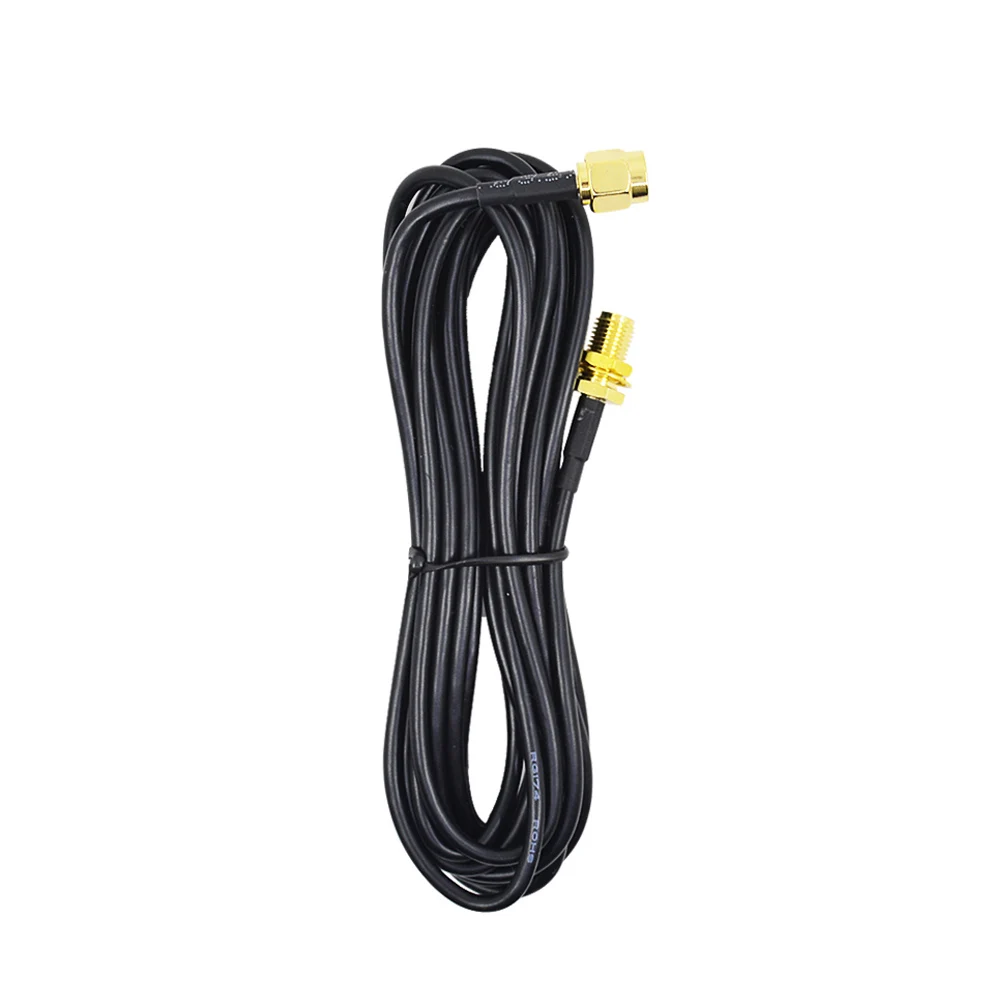 USB Extension Cable 6M 9M RG174 RP-SMA Extension Cable Male to Female Feeder Wire Coaxial Wi-Fi WLAN Network Card Router Antenna