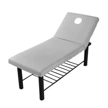 Online Polyester Massage Bett Abdeckung Schönheit Salon Massage Blatt Körper SPA Behandlung Entspannung Bettlaken Mit Gesicht Atem Loch 70x190cm