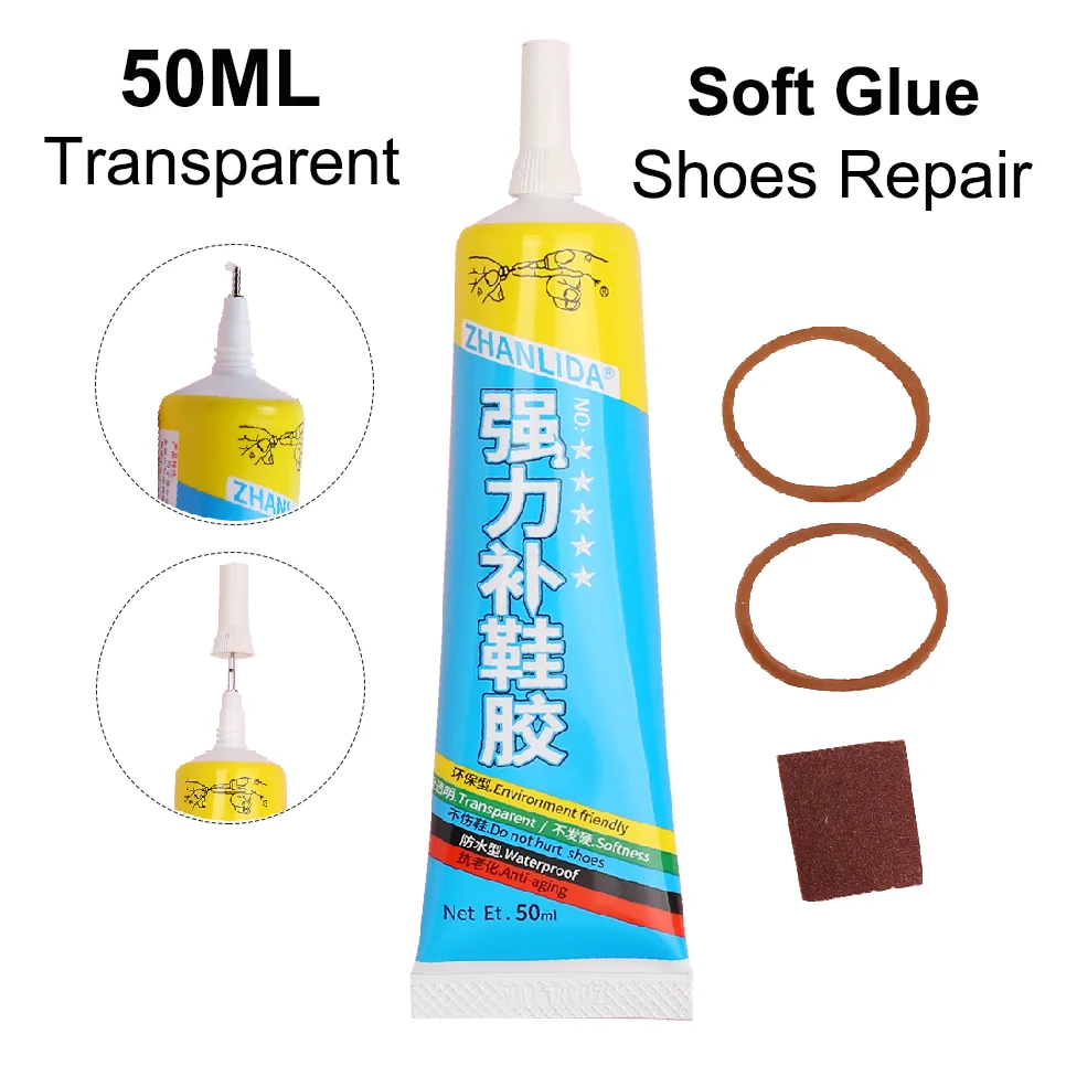 

Transparent 50ml Super Glue Industrial Liquid Adhesive Epoxy Resin Wood Leather Rubber Scrapbooking Accessory Tool Strong Repair