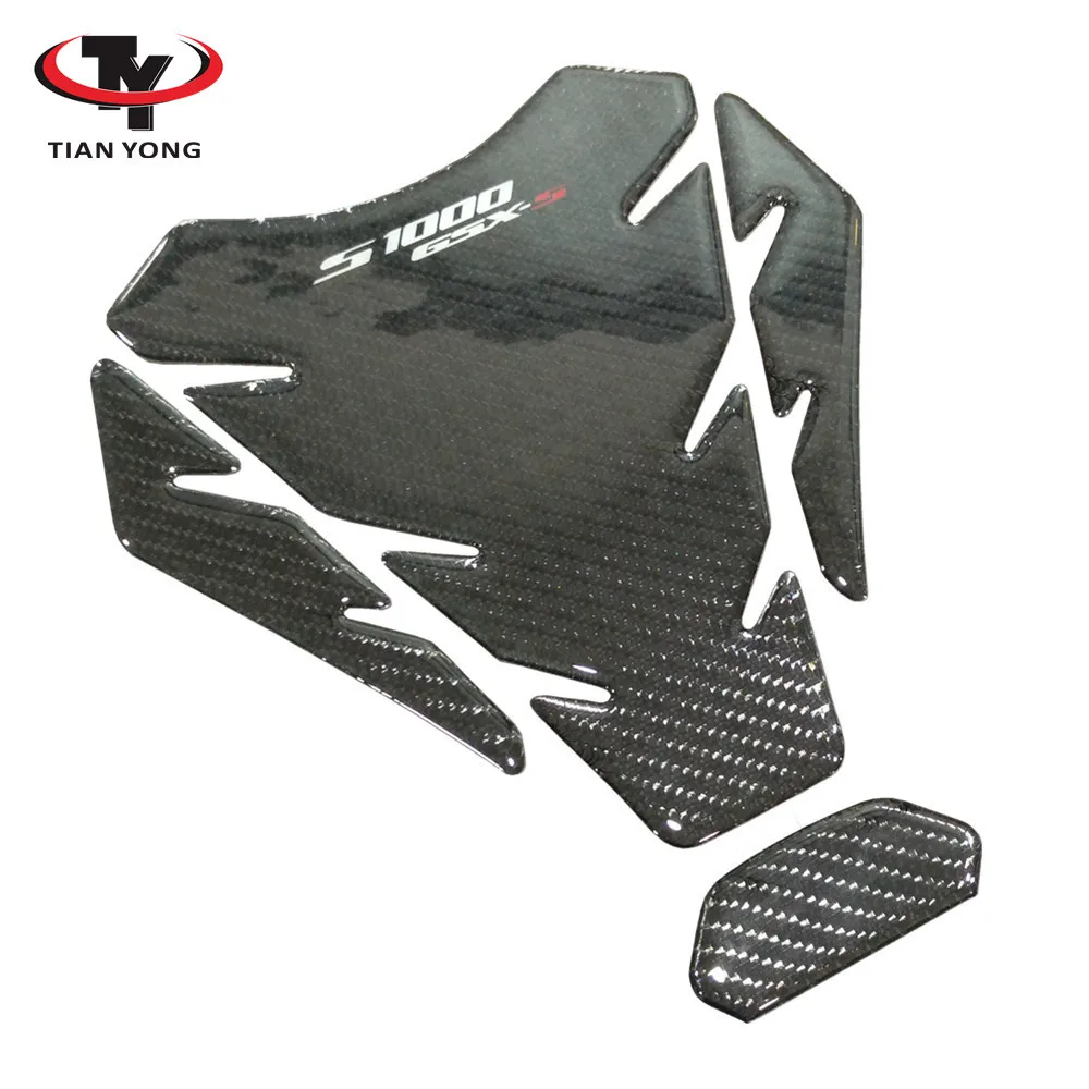 

Motorcycle For GSX S1000 GSX-S1000 GSX-S 1000 3D Carbon-look Motorcycle Tank Pad Protector Decal Stickers Case