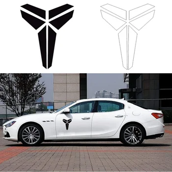 

1 PC Car Tribute Commemorating Kobe Car Sticker Black Mamba Logo Sign Body Door Panel Fuel Tank Cover Sticker Rear Window