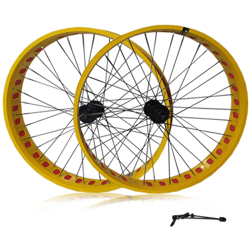 Kalosse 36 Holes 135/190MM Fat Bike Wheels 26*4.0 Snow Bicycle Wheel 80MM Width | Спорт и развлечения