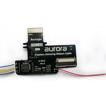 

LCD Backlight Kit For GBA Game Console Backlight Screen 2019 Stepless Dimming Plate Free Pleating Adapter Cable 32Pin