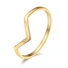 DOTIFI Ladies Simple Fashion 316L Stainless Steel Ring Gold And Silver Color Wedding Jewelry Ladies Gift R235 ► Photo 1/5