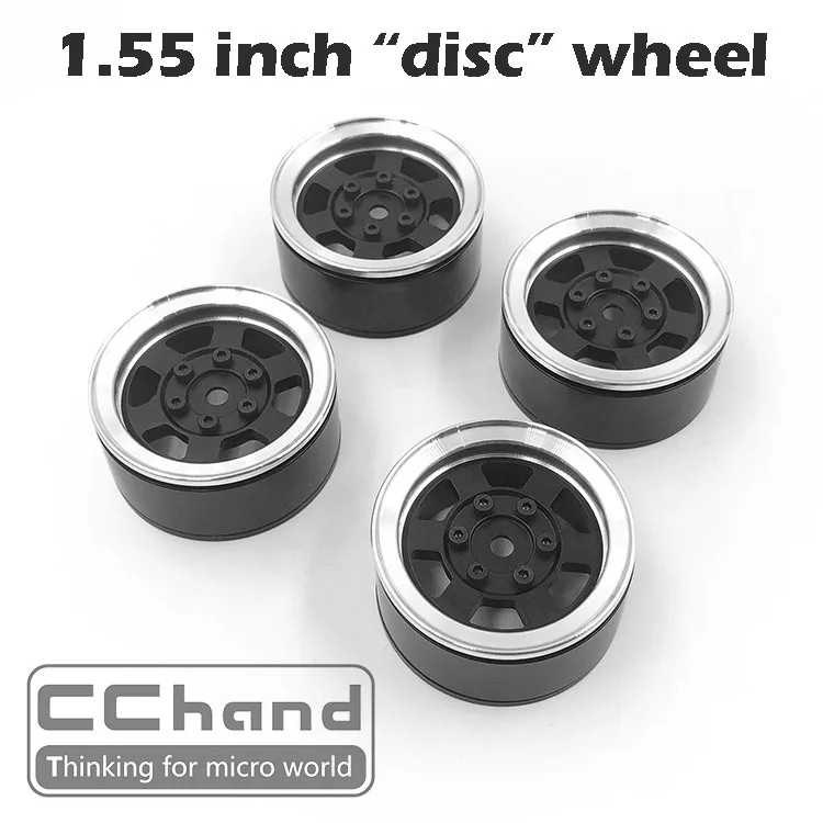CChand alloy wheel hub 1.55 inch DISE disk for 1/10 crawler rc car black | Игрушки и хобби