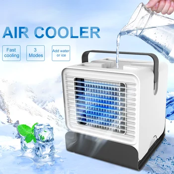 

2019 Portable Air Conditioner USB Mini Air Cooler Humidifier Purifier Air Cooling Fan Personal Fan For Car Home Office