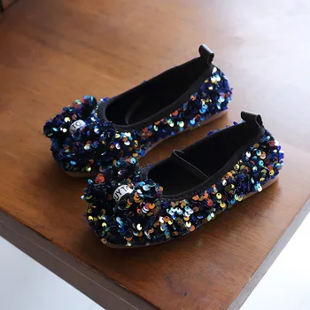 

SKHEK 1-14Y Girls Shoes Pearls Flower Baby Walking Shoes Twinkle Sliver Toddler Shoes For Girls Princess Dress Shoes