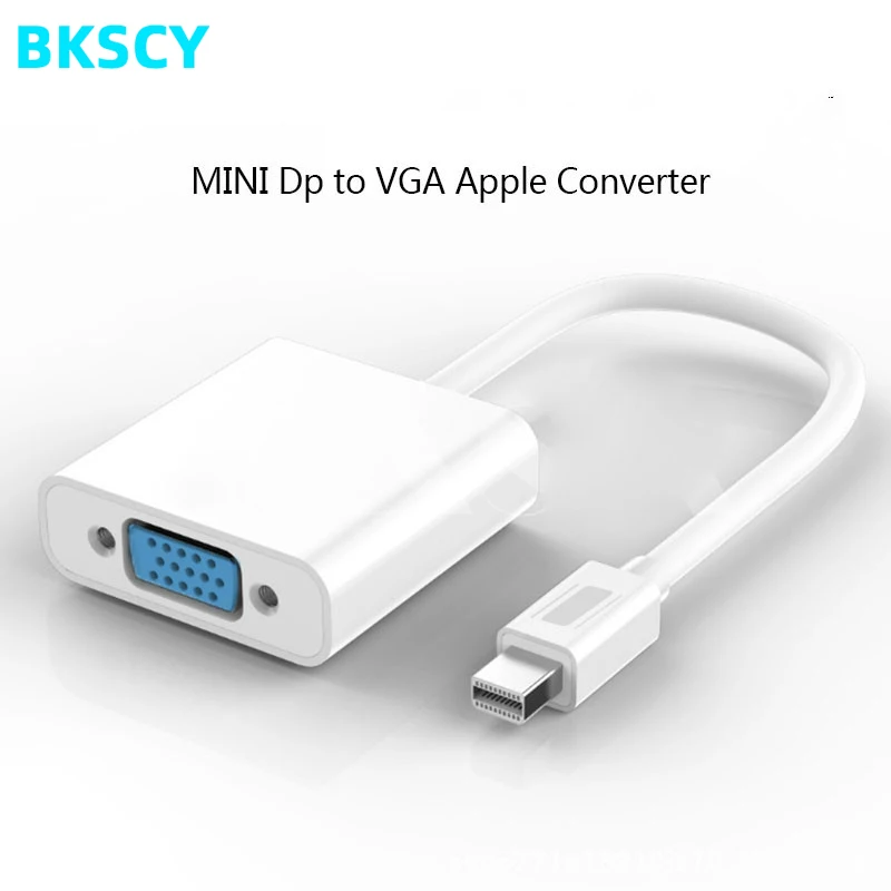 Bkscy Мини DP в VGA адаптер конвертер 1080P DisplayPort папа Женский кабель для проектора DTV