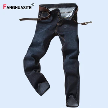 

Brand Men jeans Fashion Men black hot sell male trousers Casual Slim fit Straight Micro Straight Business Casual jeans F301L