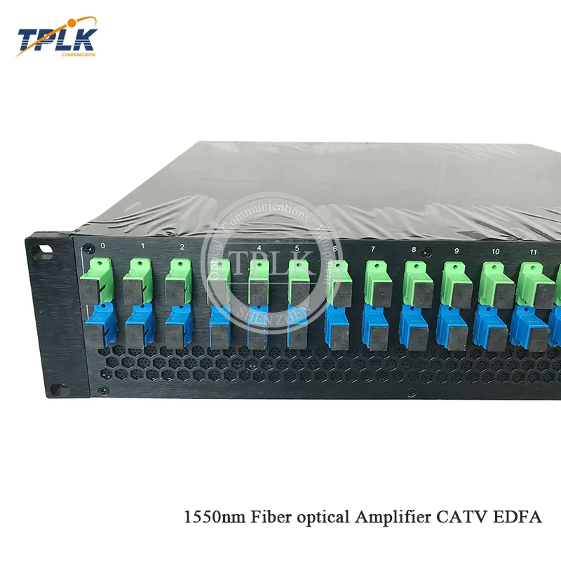 Горячая Распродажа CATV EDFA 16 порт 23dbm оптический усилитель с WDM FTTH высокой мощности