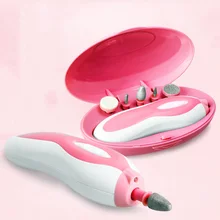 Lightweight Gentle Battery Powered Low Noise Nail Grinder Nail Art Home Use Manicure Device Nail Care Tool Polishing 5 In 1
