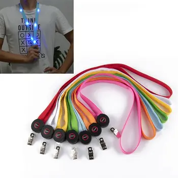 

LED Light Up Flashing Cruise Lanyard Keychain Holder Keyring Neck Strap Necklace