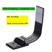 Креативный высококачественный обучающий Ночной светильник с зарядкой от USB, энергосберегающий светильник с затемнением для глаз, Настольный светильник, светодиодный прикроватный мини-светильник для чтения с зажимом