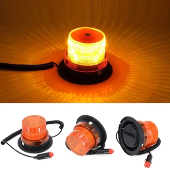 

12V/24V Car Yellow Flashing Strobe Emergency LED Warning Ceiling Light For Car Auto Fire Engine Ambulance Street Sprinkler Truck