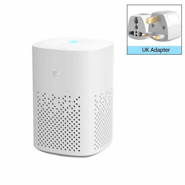Xiao mi XiaoAI Bluetooth динамик Play Wifi голосовой пульт дистанционного управления стерео музыкальный плеер Bluetooth 4,2 mi динамик для Android Iphone - Цвет: Add UK Adapter