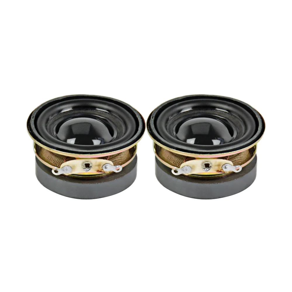 2Pcs 1.5 Inch Full Frequency Sound Speaker 40MM 4 Ohm 3W Bluetooth Speaker PU Basin Loudspeaker for Audio Amplifier DIY bluetooth speaker audio speakers