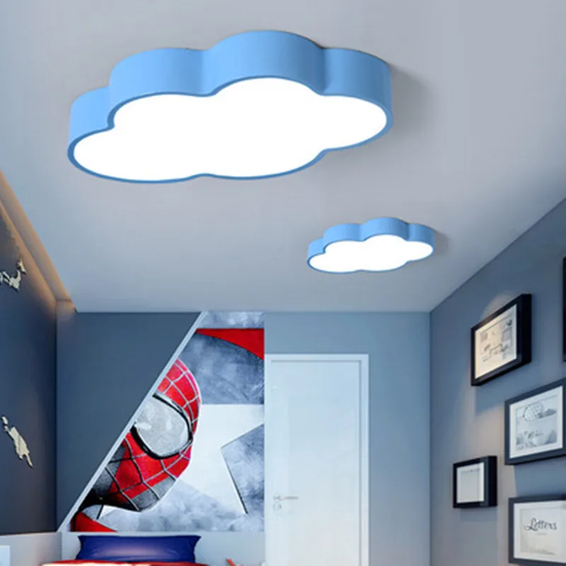 

LED Cloud Ceiling Lights iron Lampshade Ceiling Lamp kids light lamp children Baby bedroom light fixtures luminaire lighting
