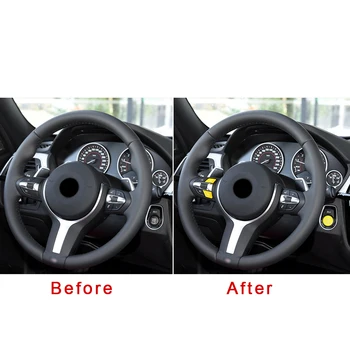 

Cover Switch Button Cover Yellow W/ Tools Set For BMW M1 M2 M3 M4 F80 F83 Car